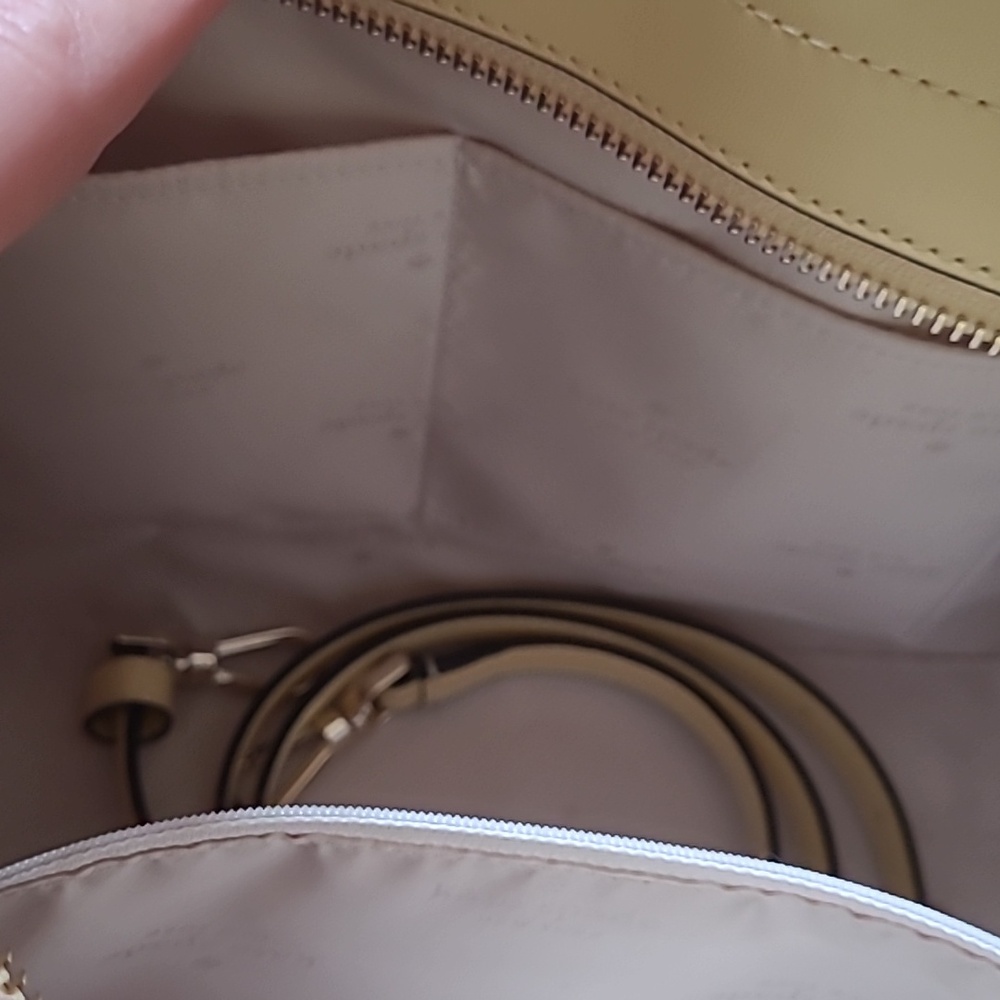 kate spade Yellow Satchel Tote with Top Handles - Picture 2 of 4